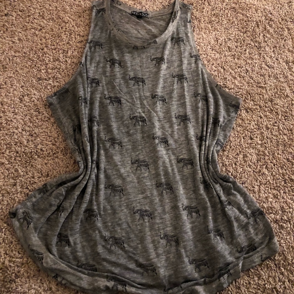 Flow-y elephant tank top
